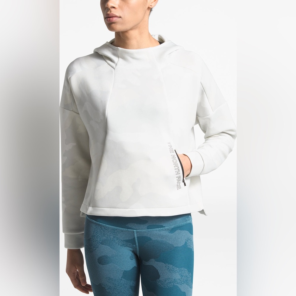 The North Face Infinity Train Crop Hoodie - Women's  WHITE